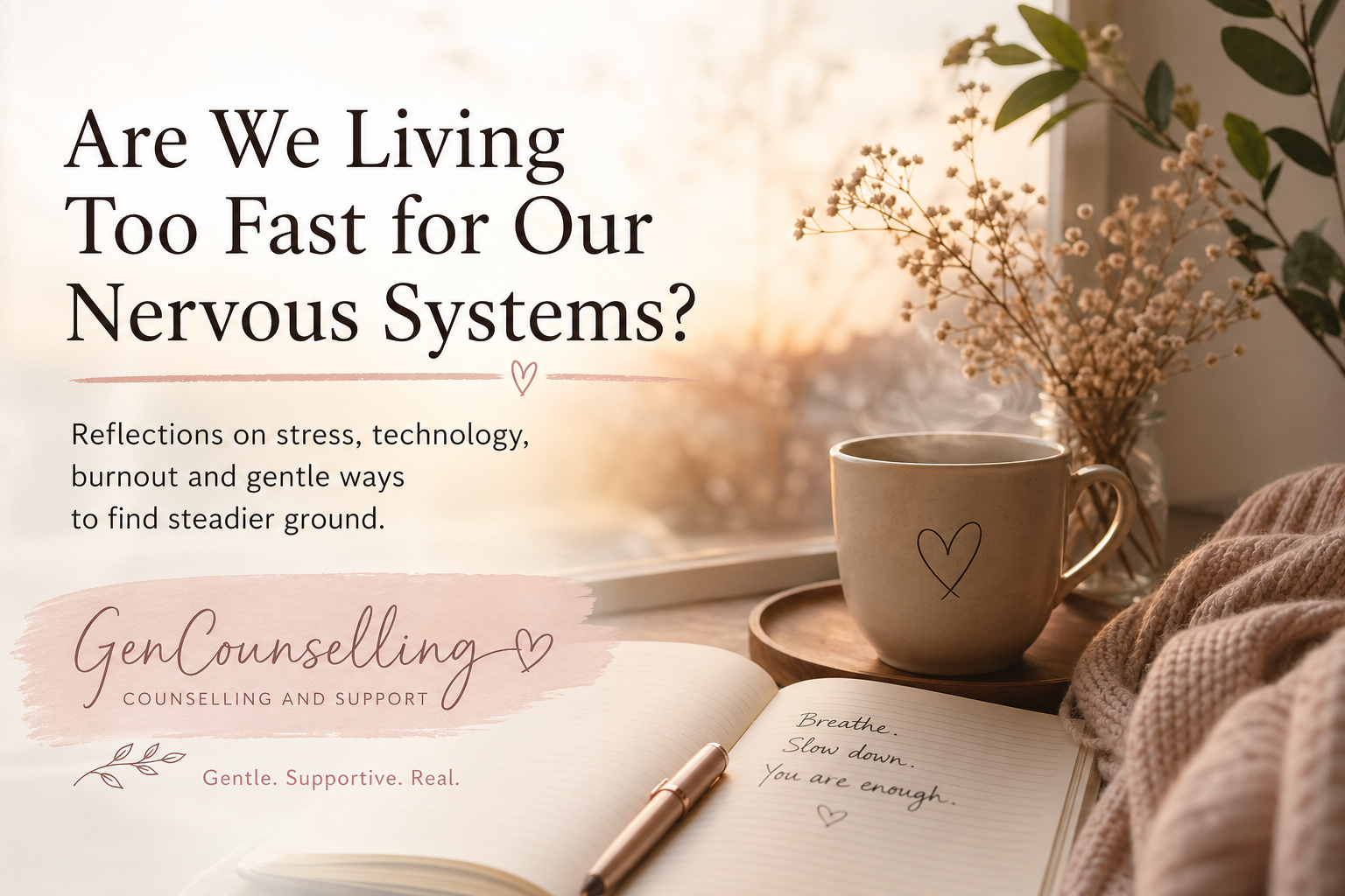 Are We Living Too Fast for Our Nervous Systems?